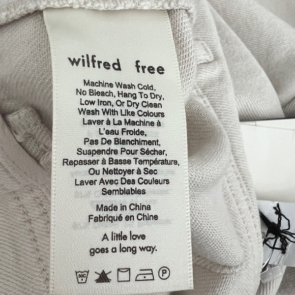 Aritzia Wilfred matte pearl Lizzie Pant size 6 new - Picture 5 of 12